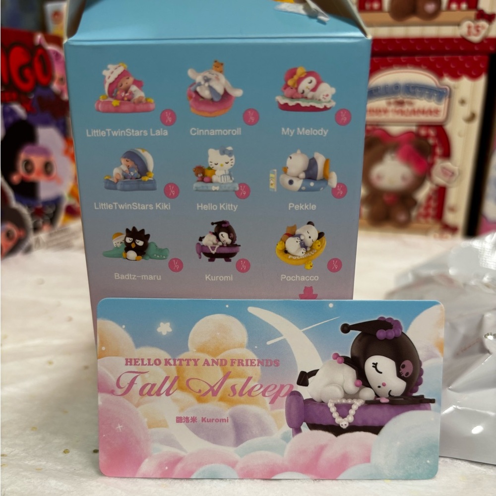 Kuromi 🖤💜 Hello Kitty & Friends Fall Asleep Blind Box Confirmed ✅